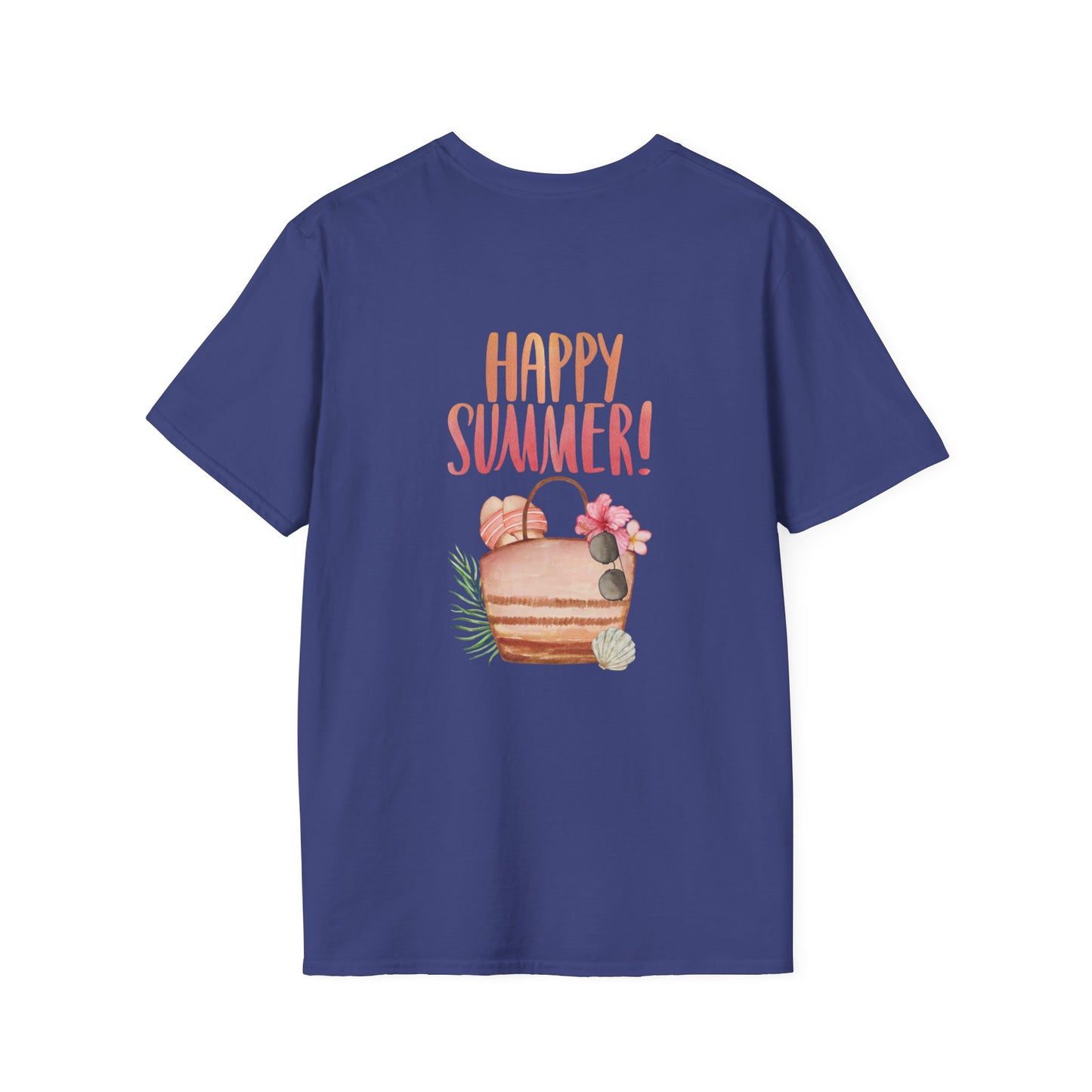 Happy Summer Unisex T-Shirt - Vacation Shirt and Beachwear