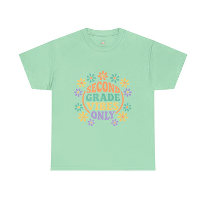 Second Grade Vibes Tee - Teacher Shirt