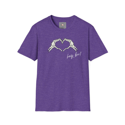 Halloween Skeleton Unisex T-Shirt - Hey Boo Flirty Design
