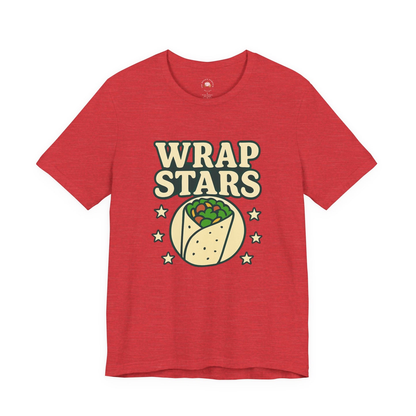Punny Wrap Stars Unisex Tee - Cafeteria Worker Appreciation Gift - The Bougie Pumpkin Boutique