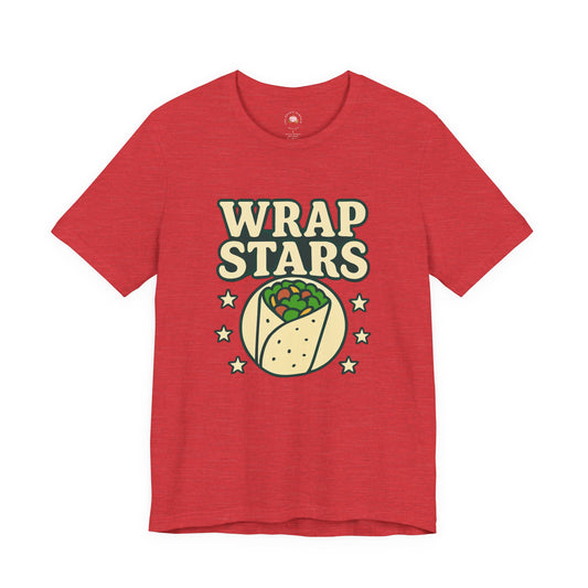 Punny Wrap Stars Unisex Tee - Cafeteria Worker Appreciation Gift - The Bougie Pumpkin Boutique