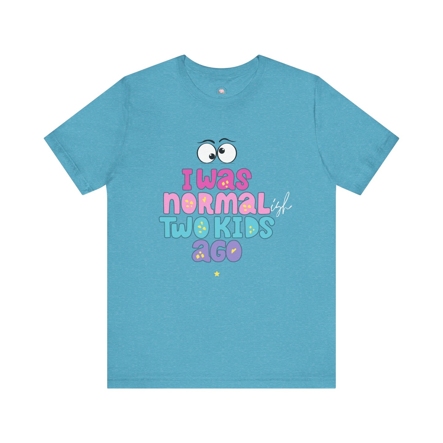Unisex Jersey Short Sleeve Tee with 'I Was Normal Two Kids Ago' Design - Fun Parenthood Shirt, Gift for Moms and Dads, Casual Wear, [...]