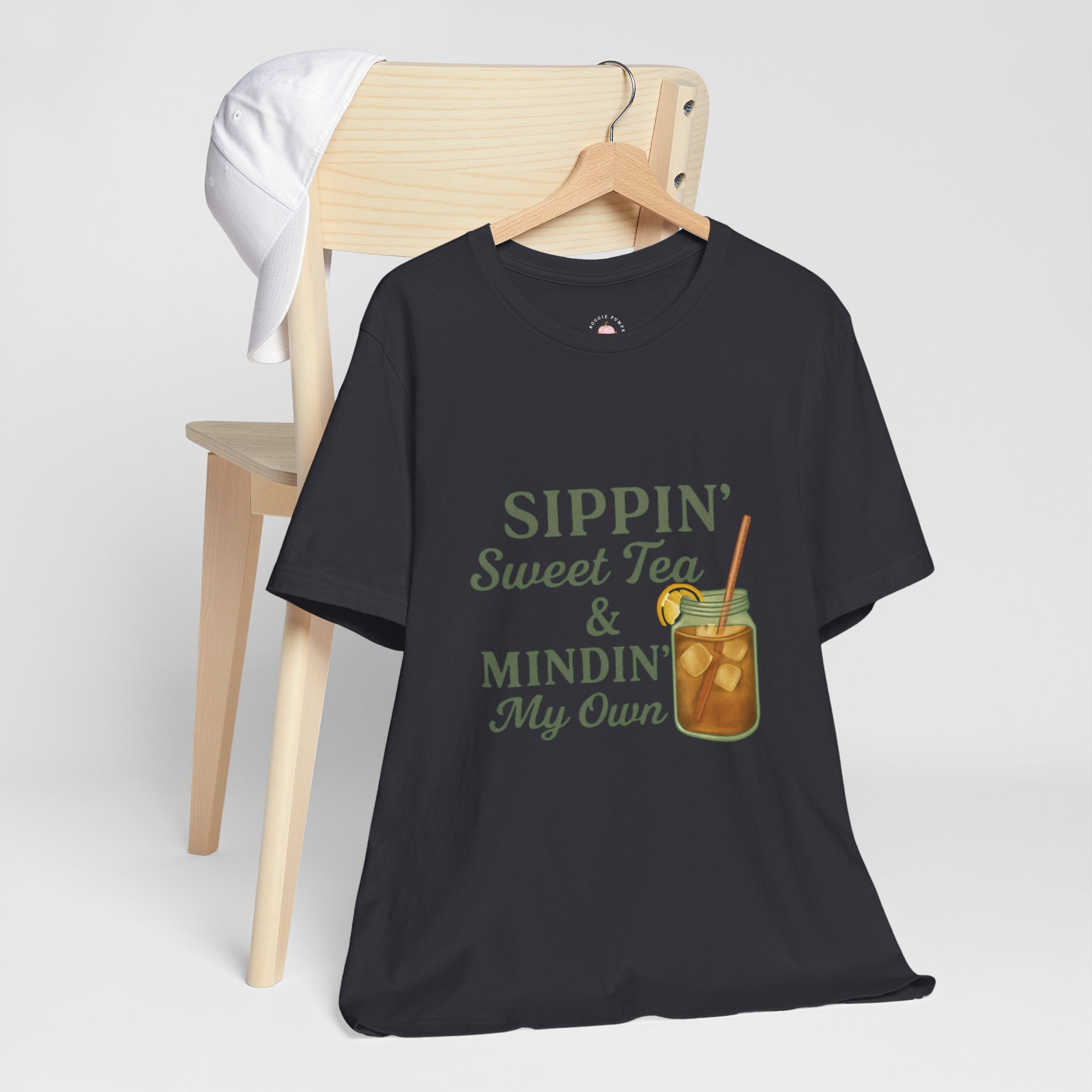 Sippin’ Sweet Tea & Minding’ My Own Tee | Southern Sweet Tea T-Shirt | Country Mama Graphic Shirt – Bougie Pumpkin Boutique