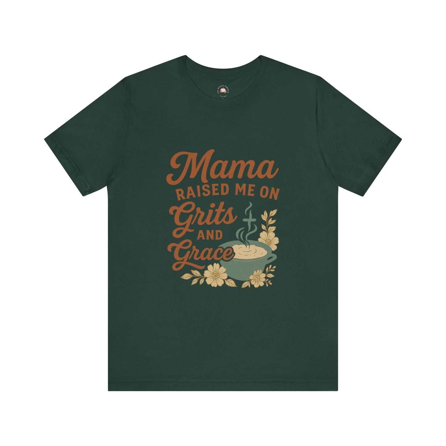 Mama Raised Me on Grits and Grace | Faith & Southern Mama Shirt – Bougie Pumpkin Boutique - The Bougie Pumpkin Boutique