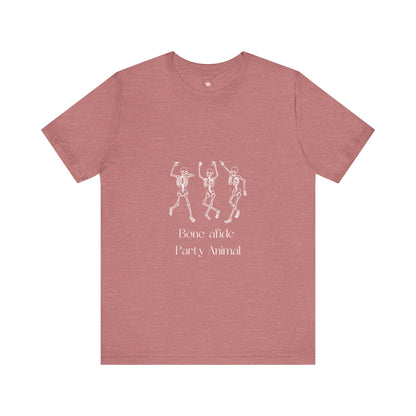 Halloween Skeleton Tee - Unisex Jersey Short Sleeve