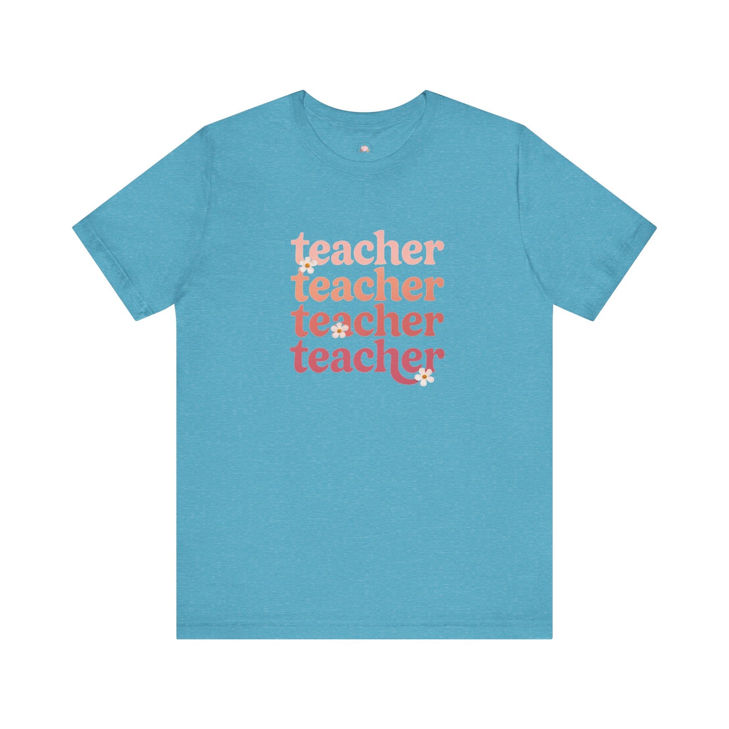Teacher Vibes Unisex Jersey Tee - Perfect Gift for Educators, Teacher Appreciation, Classroom Style, Graduation Gift, Everyday Wear