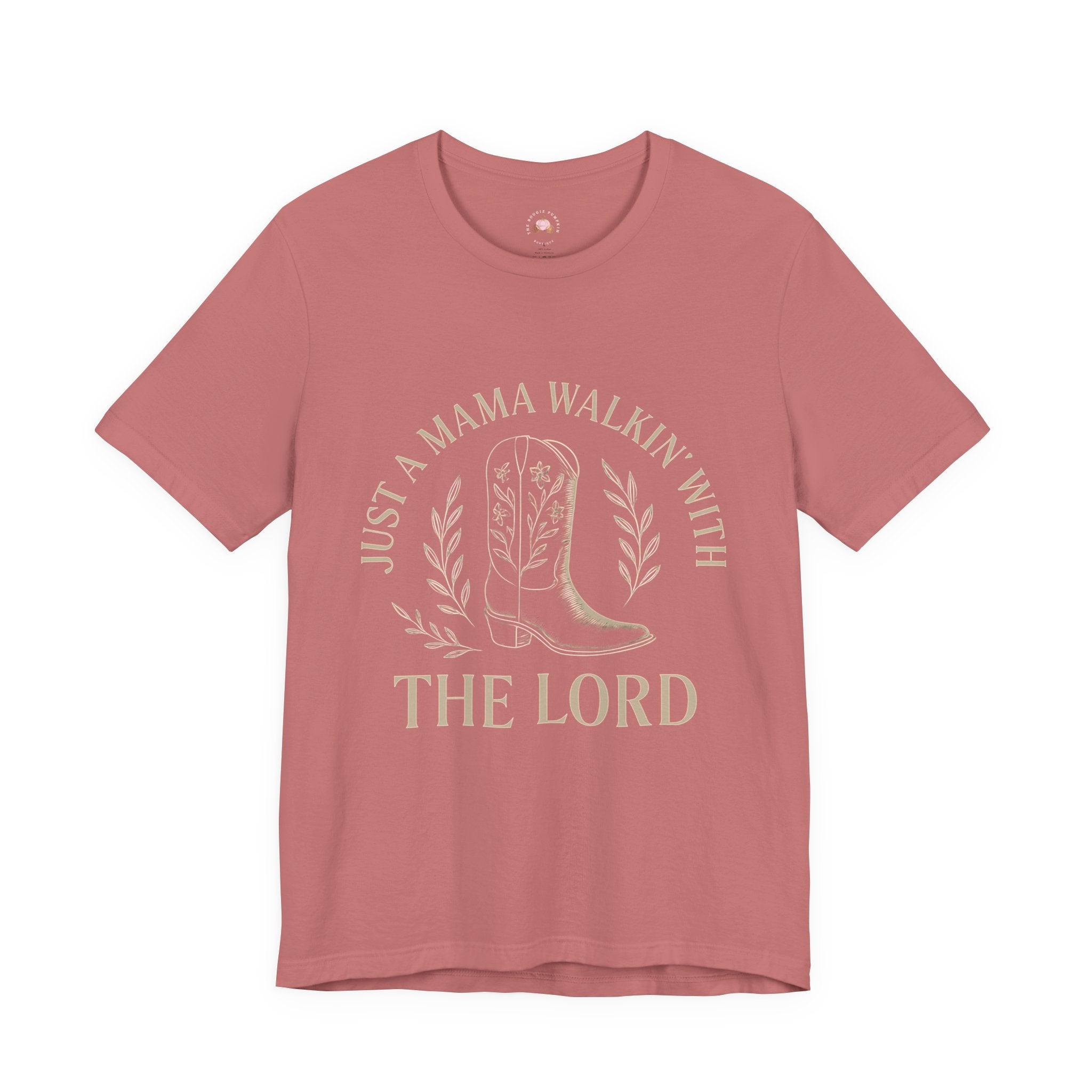 Christian T-Shirt - "Just Walkin' With The Lord" Faith Tee