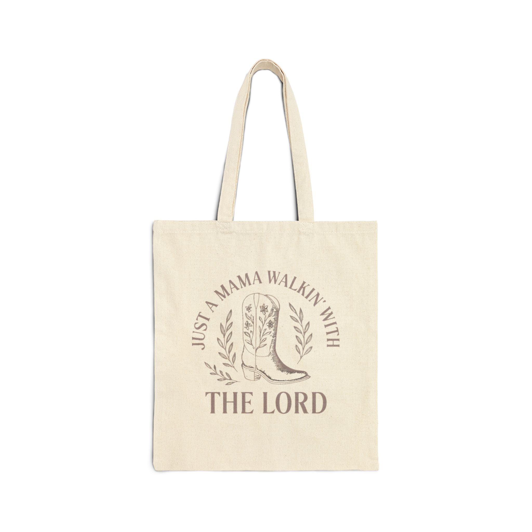 Faith-Inspiring Canvas Tote, Eco-Friendly Shopping Bag, Christian Gift, Minimalist Tote, Bible Verse Bag, Everyday Carryall