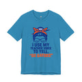 Teacher Voice Football Shirt – Game Day Spirit Tee in Blue & Orange | Funny Teacher Shirt | Bougie Pumpkin Boutique