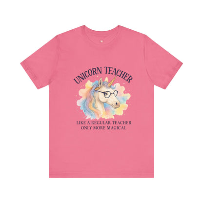 Unisex Tee - Unicorn Teacher Funny Design