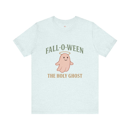 Christian Unisex Tee Holy Ghost Halloween Alternative Faith Humor - The Bougie Pumpkin Boutique