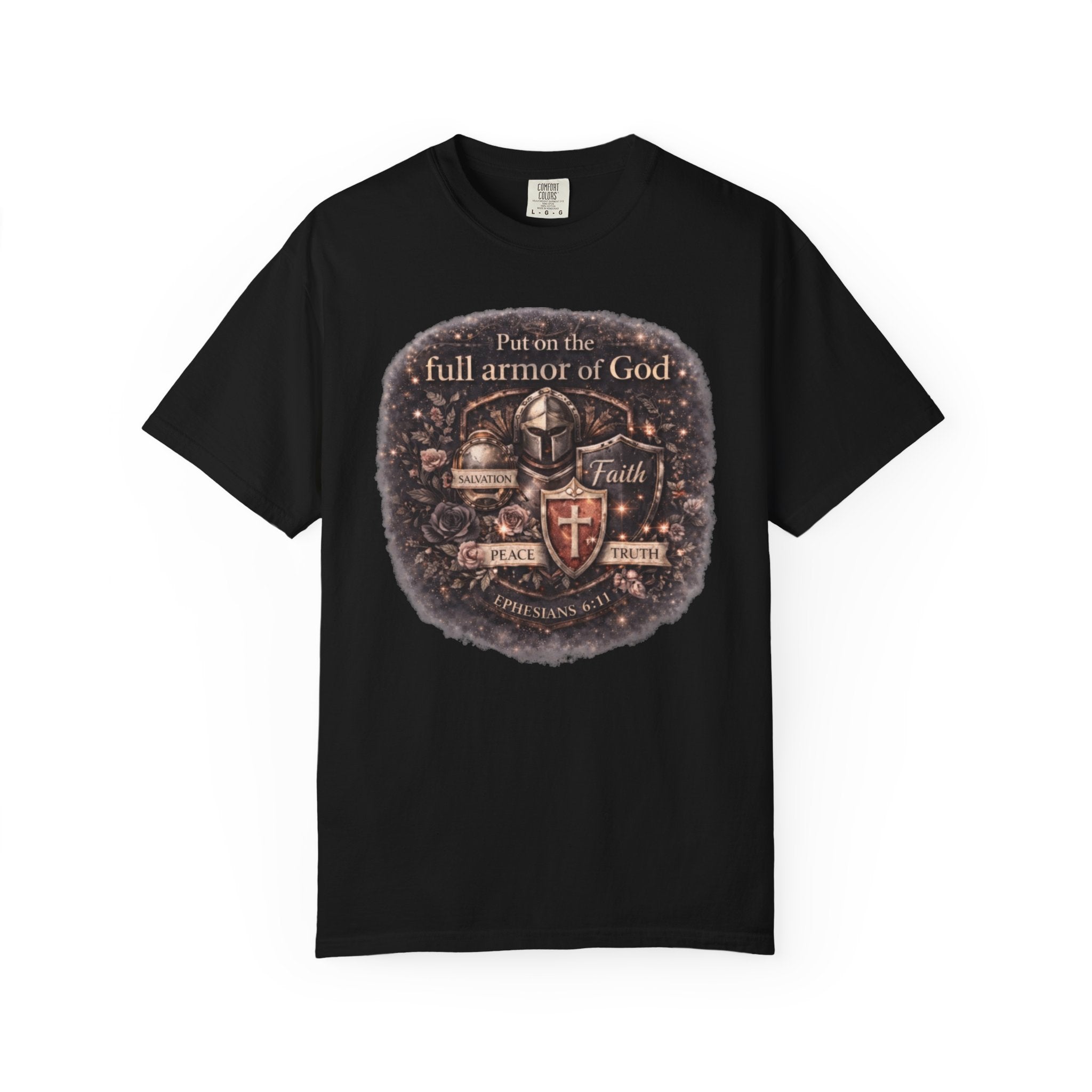 Armor of God T-Shirt — Christian Faith Graphic Tee (Ephesians 6:11)