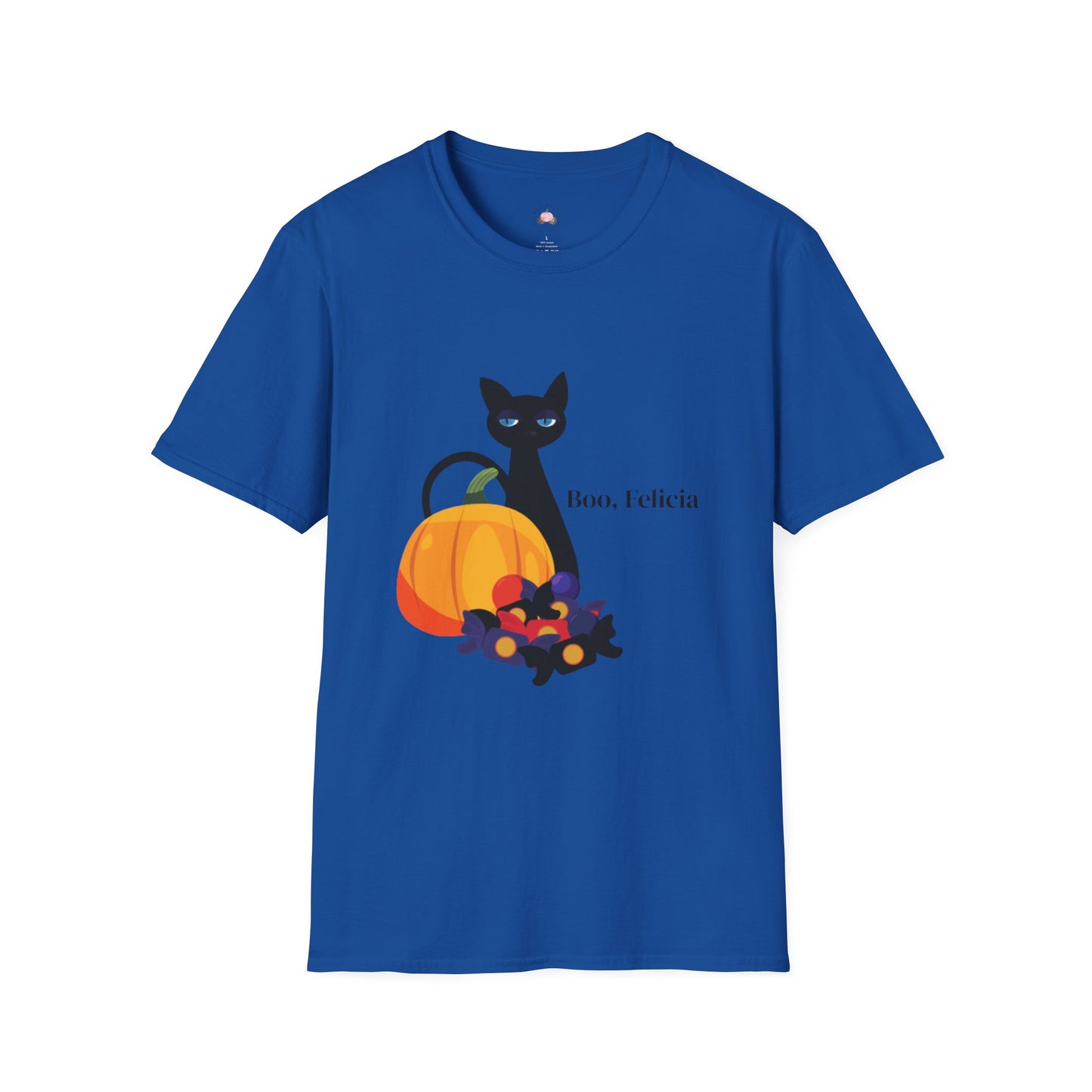Funny Halloween "Boo, Felicia" Annoyed Cat T-Shirt
