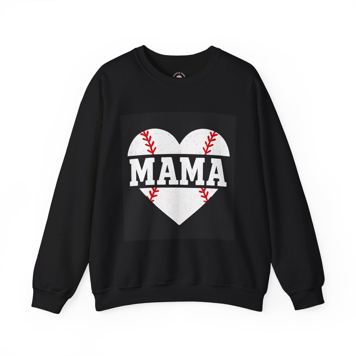 Baseball Mama Sweatshirt | Game Day Heart Design | Sports Mom Apparel – The Bougie Pumpkin Boutique - The Bougie Pumpkin Boutique