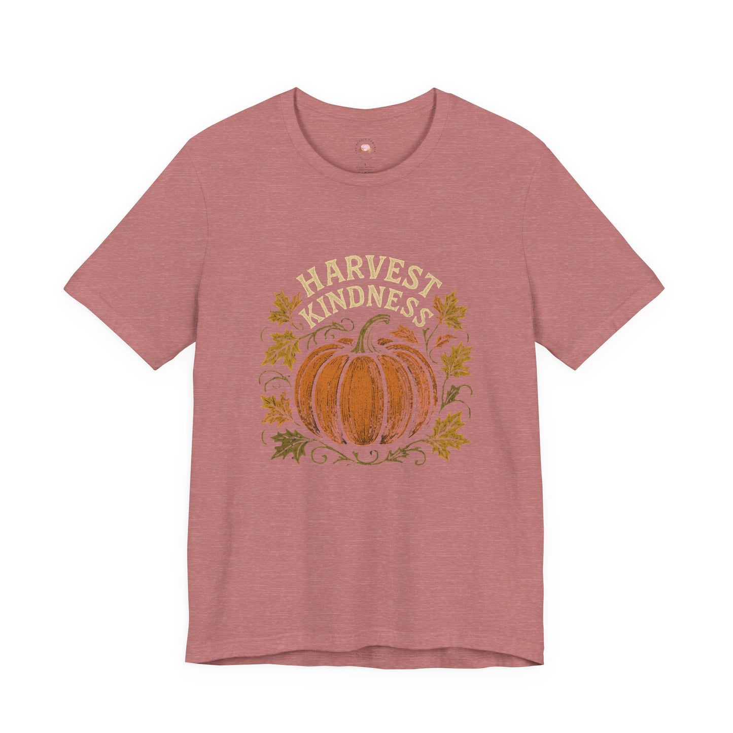 Harvest Kindness Tee - Unisex Jersey Short Sleeve Tee, Fall Fashion, Autumn Apparel, Thanksgiving Shirt, Gift for Friends, Cozy Casual Wear
