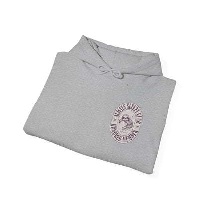 Always Sleepy Club Hoodie - Comfortable and Cozy Unisex Hooded Sweatshirt for Mamas and Teens