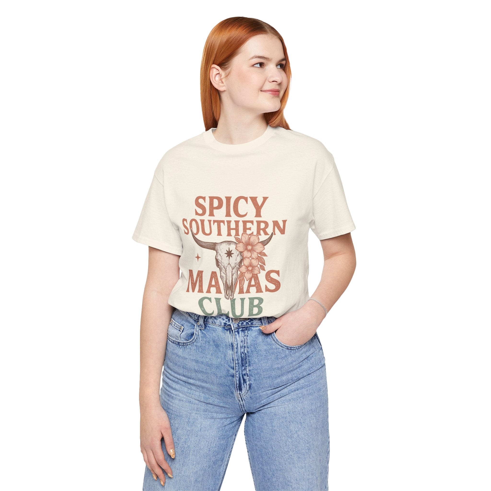 Spicy Southern Mamas Club Tee | Western Graphic Shirt for Faith-Filled Women – The Bougie Pumpkin Boutique