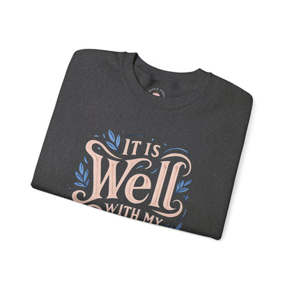Soulful Comfort Crewneck Sweatshirt - Cozy Gift for Faith Lovers, Inspirational Apparel, Motivational Sweatshirt, Religious Gift, [...]