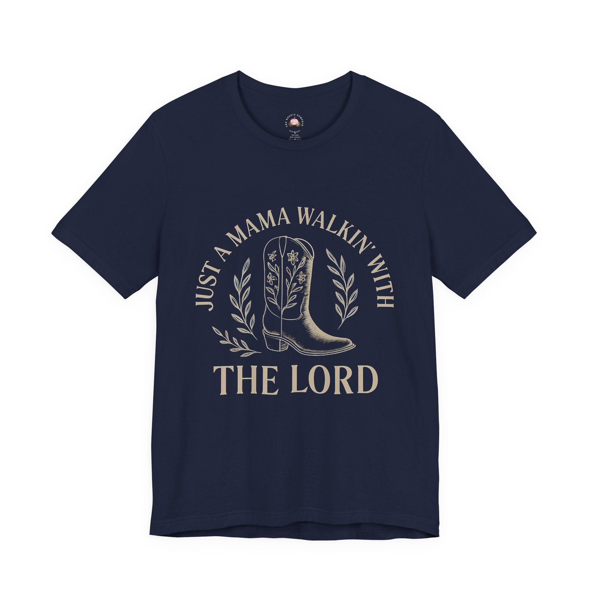 Christian T-Shirt - "Just Walkin' With The Lord" Faith Tee