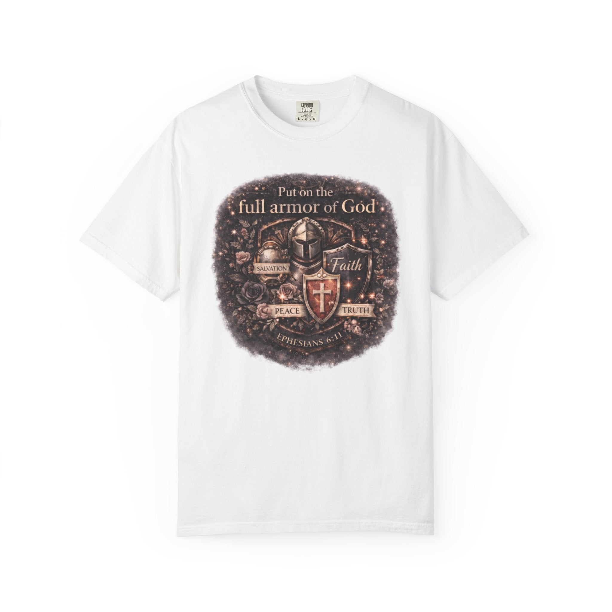 Armor of God T-Shirt — Christian Faith Graphic Tee (Ephesians 6:11)