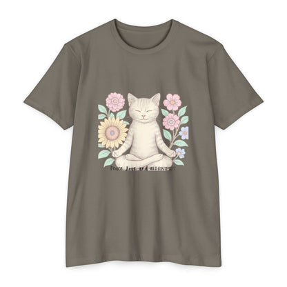 Zen Cat T-shirt - Funny and Snarky Cat Humor Design