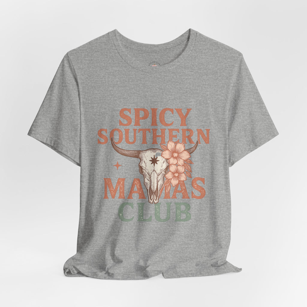 Spicy Southern Mamas Club Tee | Western Graphic Shirt for Faith-Filled Women – The Bougie Pumpkin Boutique