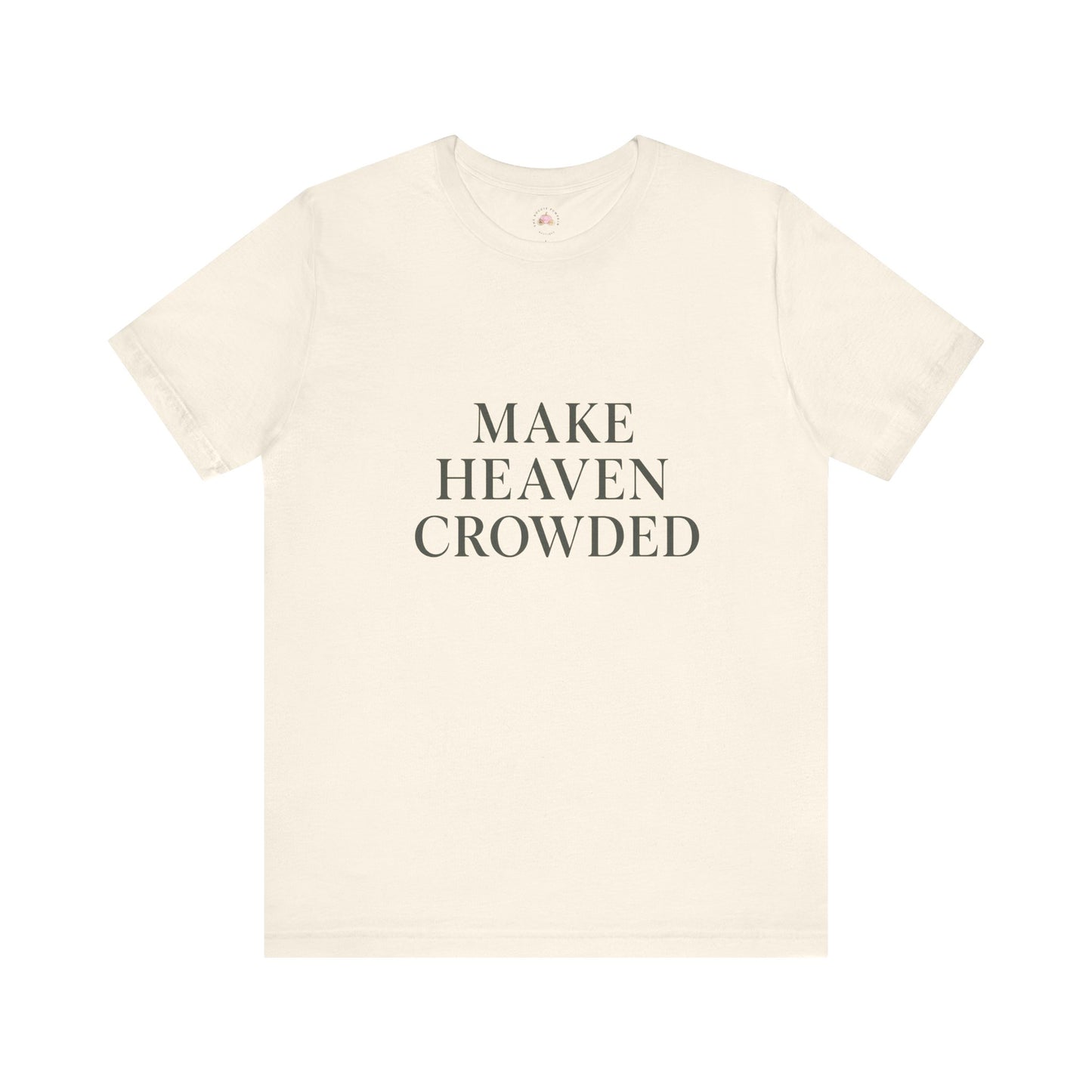 Heavenly Message Tee, Inspirational T-Shirt for Faith, Casual Wear, Gift for Christians, Church Events, Everyday Style - The Bougie Pumpkin Boutique