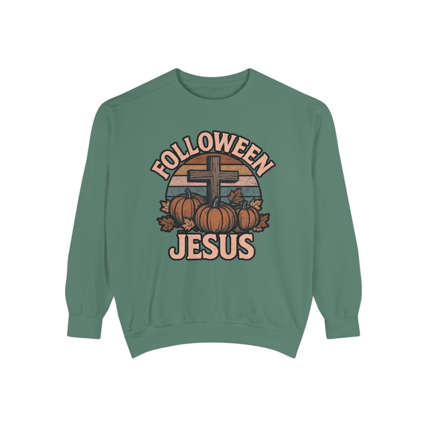Follower Jesus Sweatshirt - Unisex Fall Apparel, Cute Halloween Gift, Faith-Based Clothing, Autumn Style - The Bougie Pumpkin Boutique