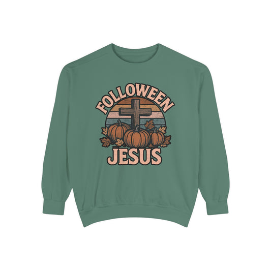 Follower Jesus Sweatshirt - Unisex Fall Apparel, Cute Halloween Gift, Faith-Based Clothing, Autumn Style - The Bougie Pumpkin Boutique