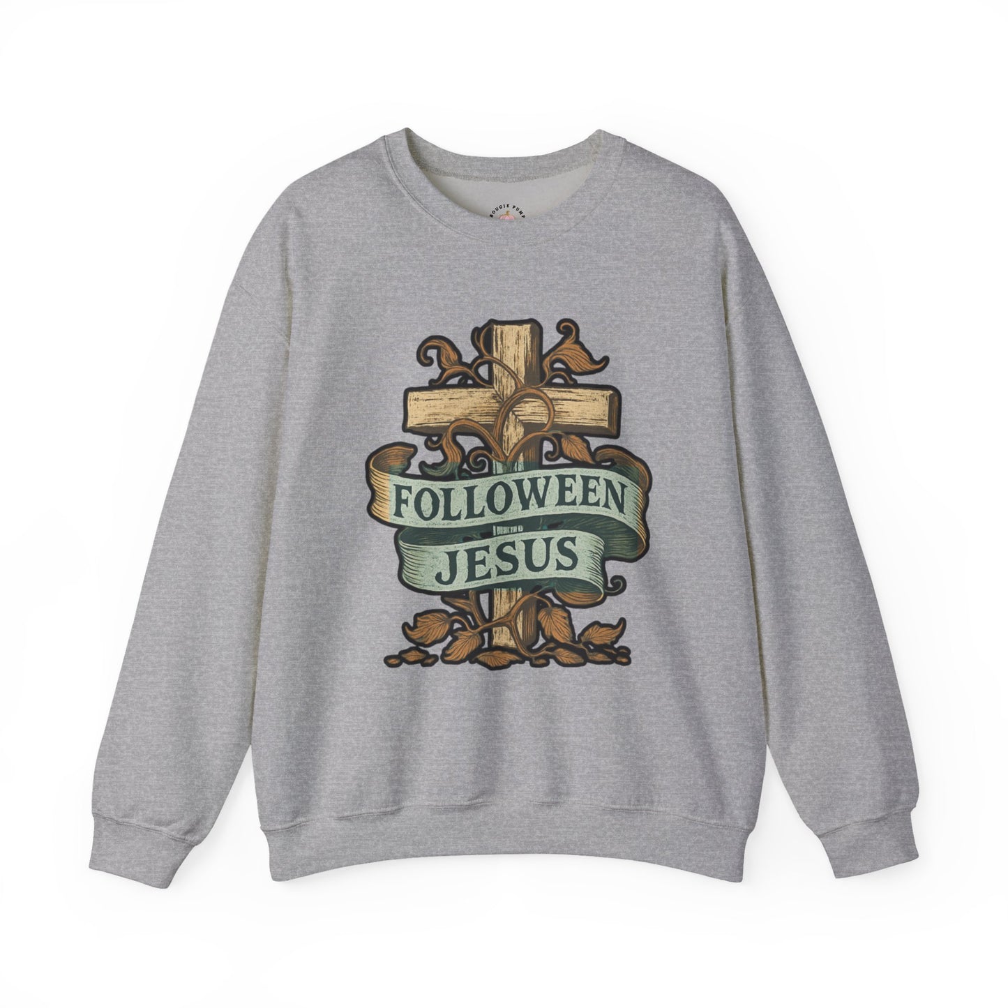 Sweatshirt Folloween Jesus, Halloween Alternative, Faith - The Bougie Pumpkin Boutique