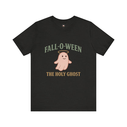 Christian Unisex Tee Holy Ghost Halloween Alternative Faith Humor - The Bougie Pumpkin Boutique