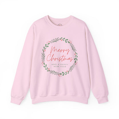Merry Christmas Crewneck Sweatshirt, Cozy Holiday Style, Unisex Sweatshirt, Christmas Gift, Winter Apparel, Festive Clothing