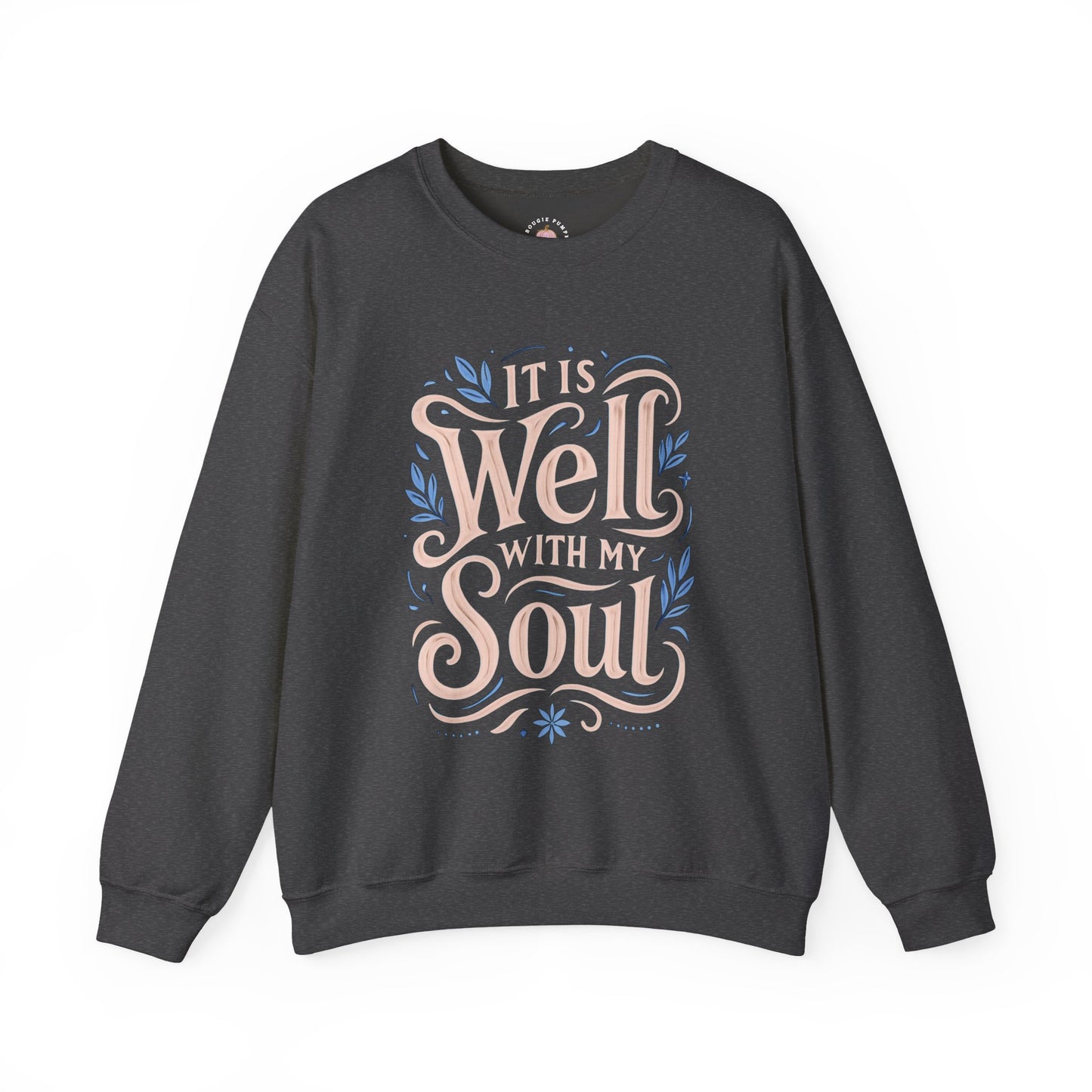 Soulful Comfort Crewneck Sweatshirt - Cozy Gift for Faith Lovers, Inspirational Apparel, Motivational Sweatshirt, Religious Gift, [...]