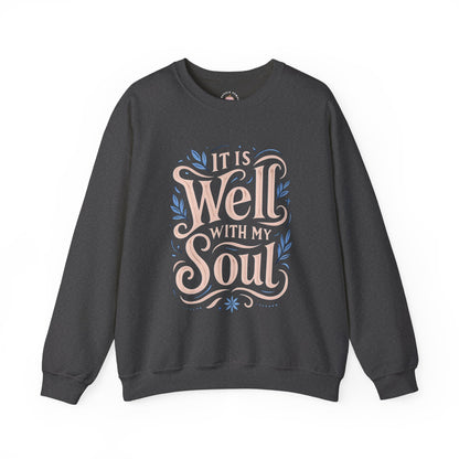 Soulful Comfort Crewneck Sweatshirt - Cozy Gift for Faith Lovers, Inspirational Apparel, Motivational Sweatshirt, Religious Gift, [...]