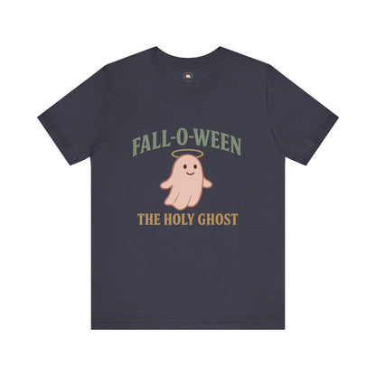 Christian Unisex Tee Holy Ghost Halloween Alternative Faith Humor - The Bougie Pumpkin Boutique