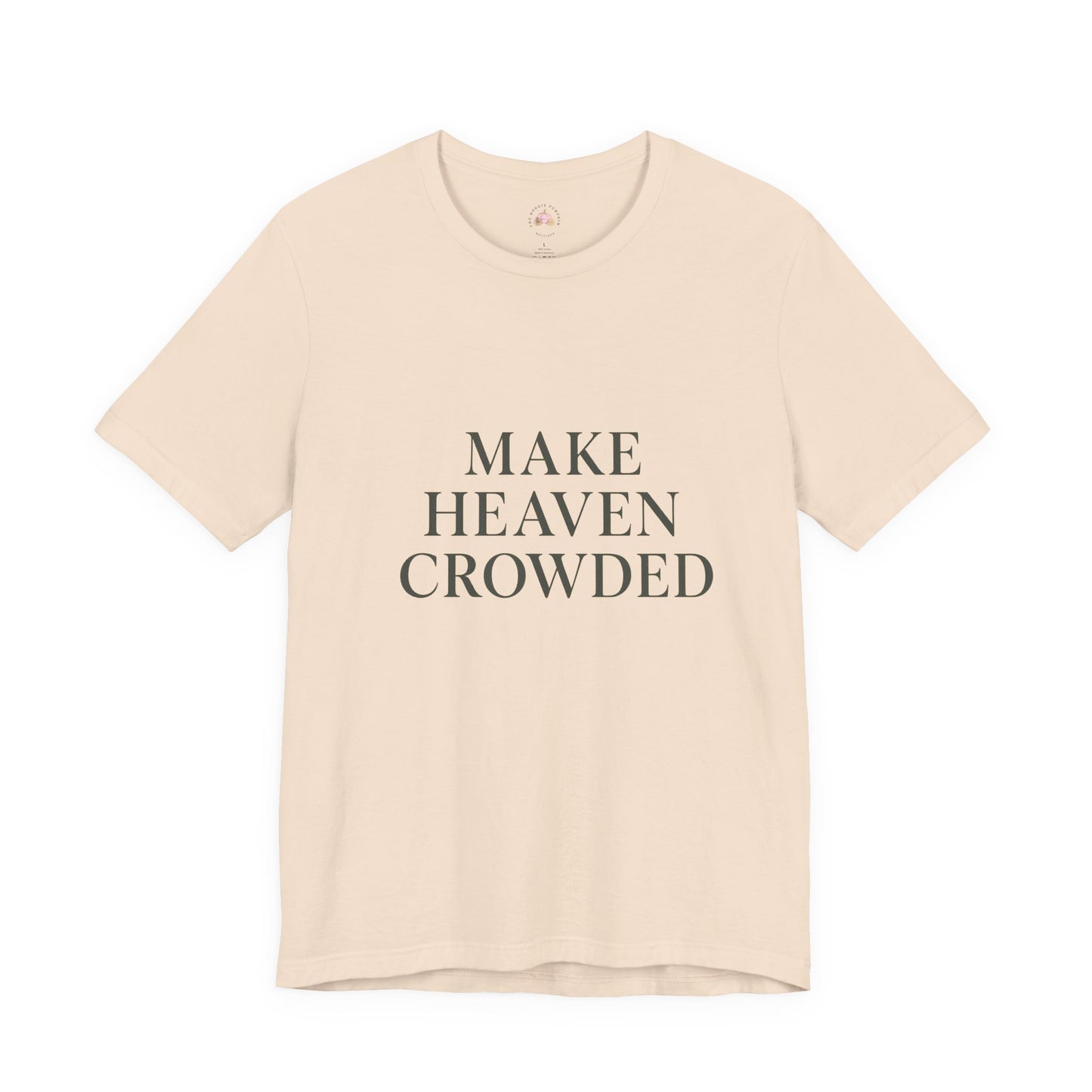 Heavenly Message Tee, Inspirational T-Shirt for Faith, Casual Wear, Gift for Christians, Church Events, Everyday Style - The Bougie Pumpkin Boutique