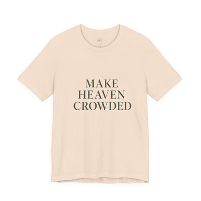 Heavenly Message Tee, Inspirational T-Shirt for Faith, Casual Wear, Gift for Christians, Church Events, Everyday Style - The Bougie Pumpkin Boutique