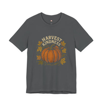 Harvest Kindness Tee - Unisex Jersey Short Sleeve Tee, Fall Fashion, Autumn Apparel, Thanksgiving Shirt, Gift for Friends, Cozy Casual Wear
