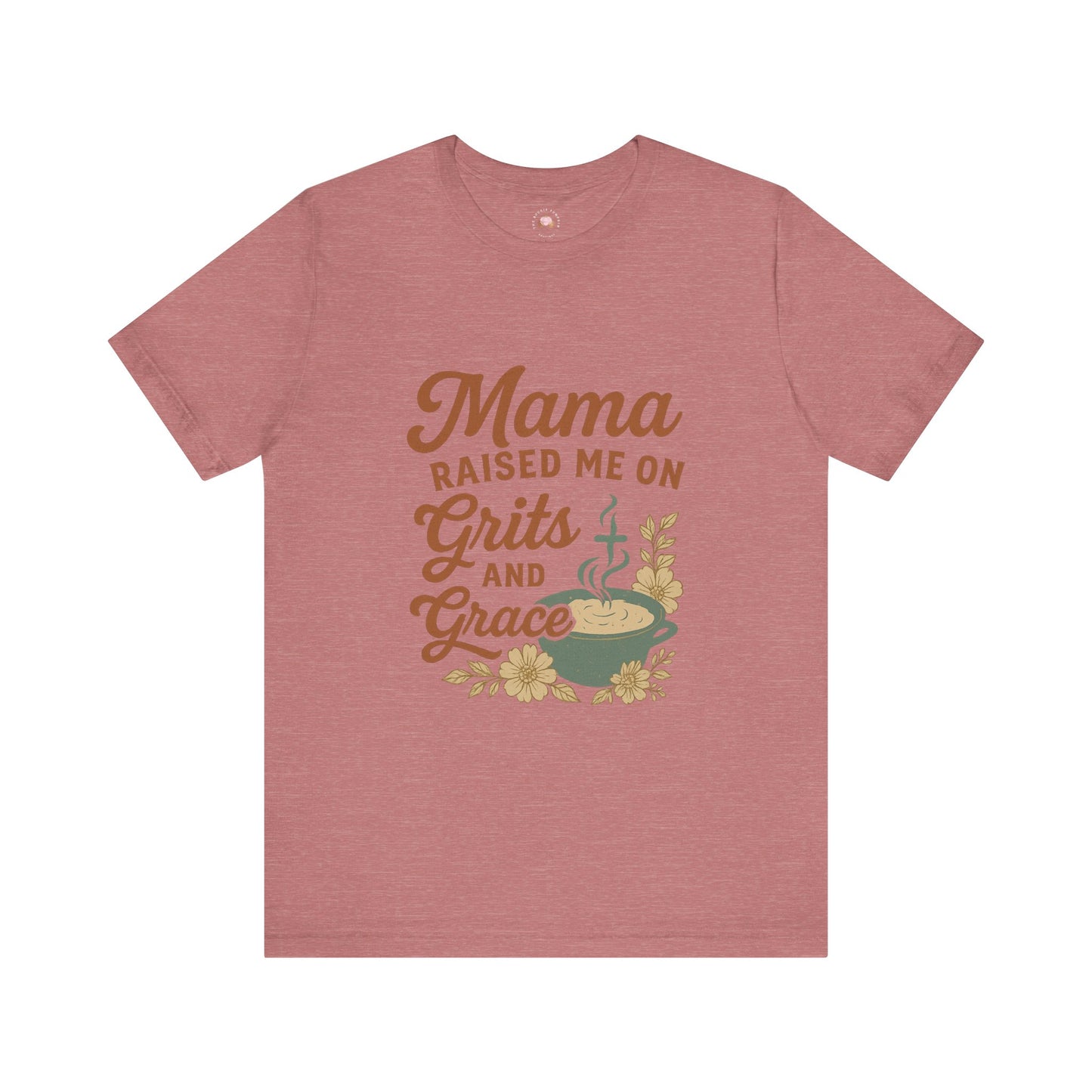 Mama Raised Me on Grits and Grace | Faith & Southern Mama Shirt – Bougie Pumpkin Boutique - The Bougie Pumpkin Boutique
