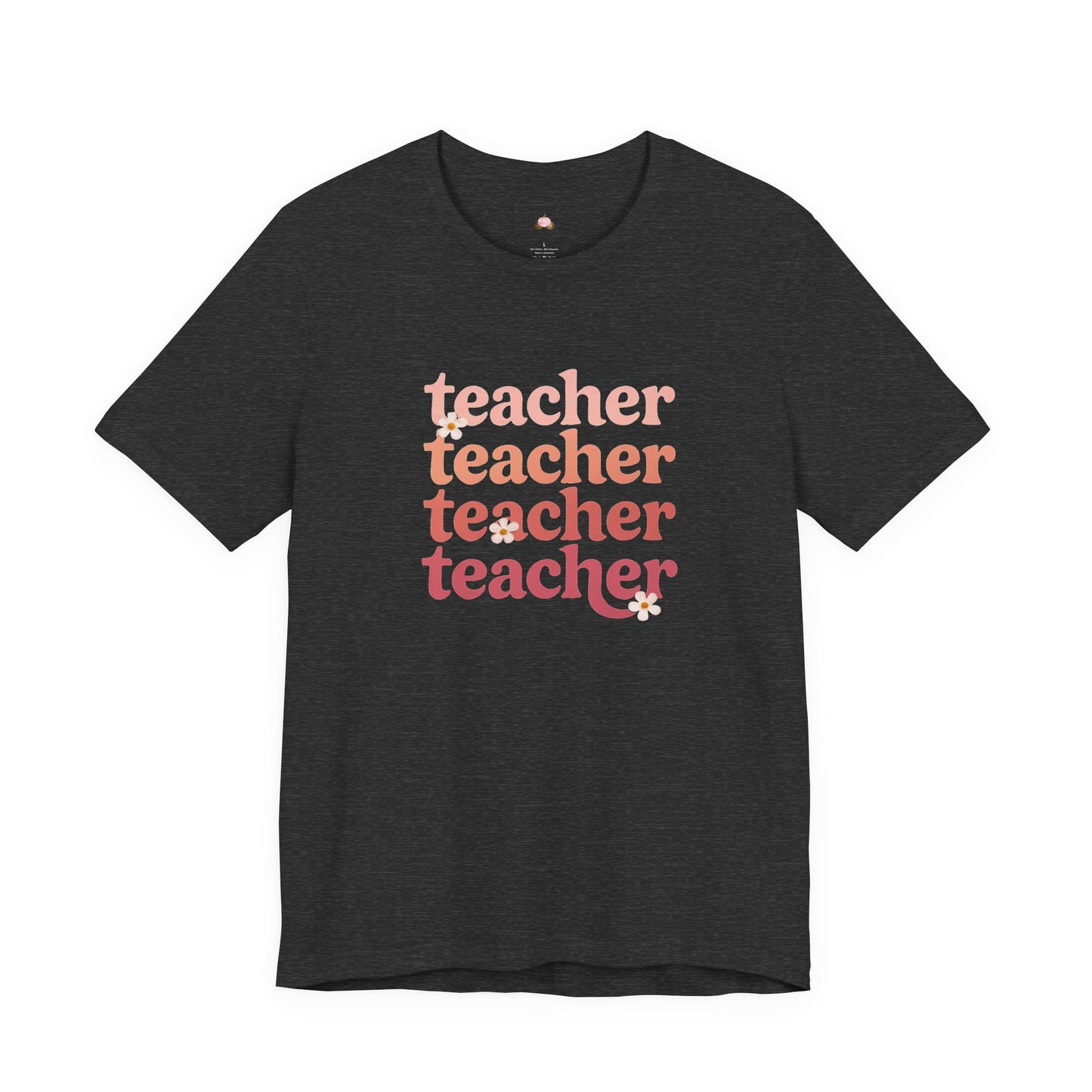 Teacher Vibes Unisex Jersey Tee - Perfect Gift for Educators, Teacher Appreciation, Classroom Style, Graduation Gift, Everyday Wear