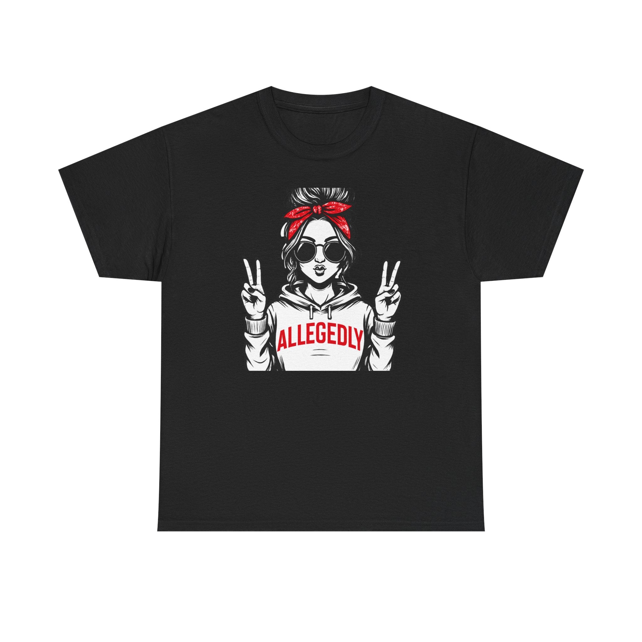 Allegedly Retro Rosie Peace Sign Tee
