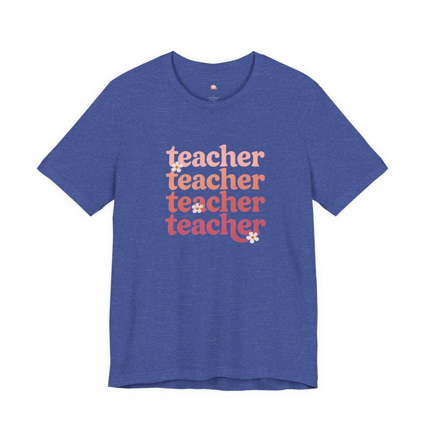 Teacher Vibes Unisex Jersey Tee - Perfect Gift for Educators, Teacher Appreciation, Classroom Style, Graduation Gift, Everyday Wear