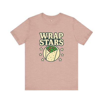 Punny Wrap Stars Unisex Tee - Cafeteria Worker Appreciation Gift - The Bougie Pumpkin Boutique