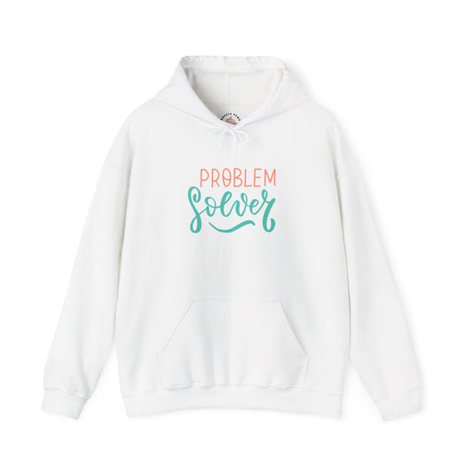 Problem Solver Unisex Heavy Blend Hoodie, Funny Hooded Sweatshirt, Gift for Problem Solvers, Casualwear, Cozy Layer