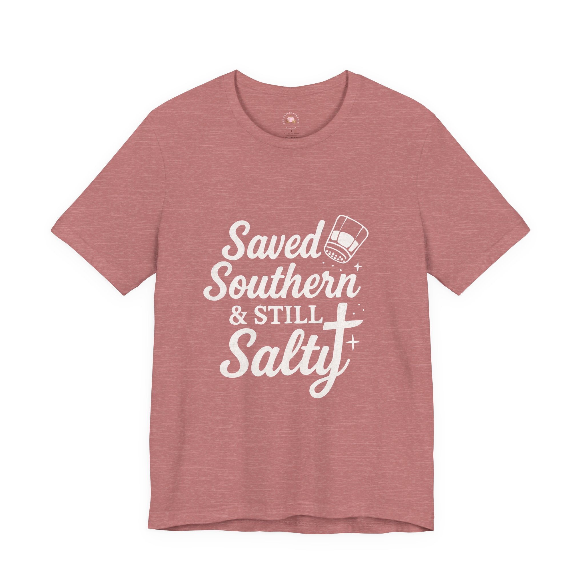 Saved, Southern & Still Salty T-Shirt | Faith & Sass Graphic Tee – The Bougie Pumpkin Boutique