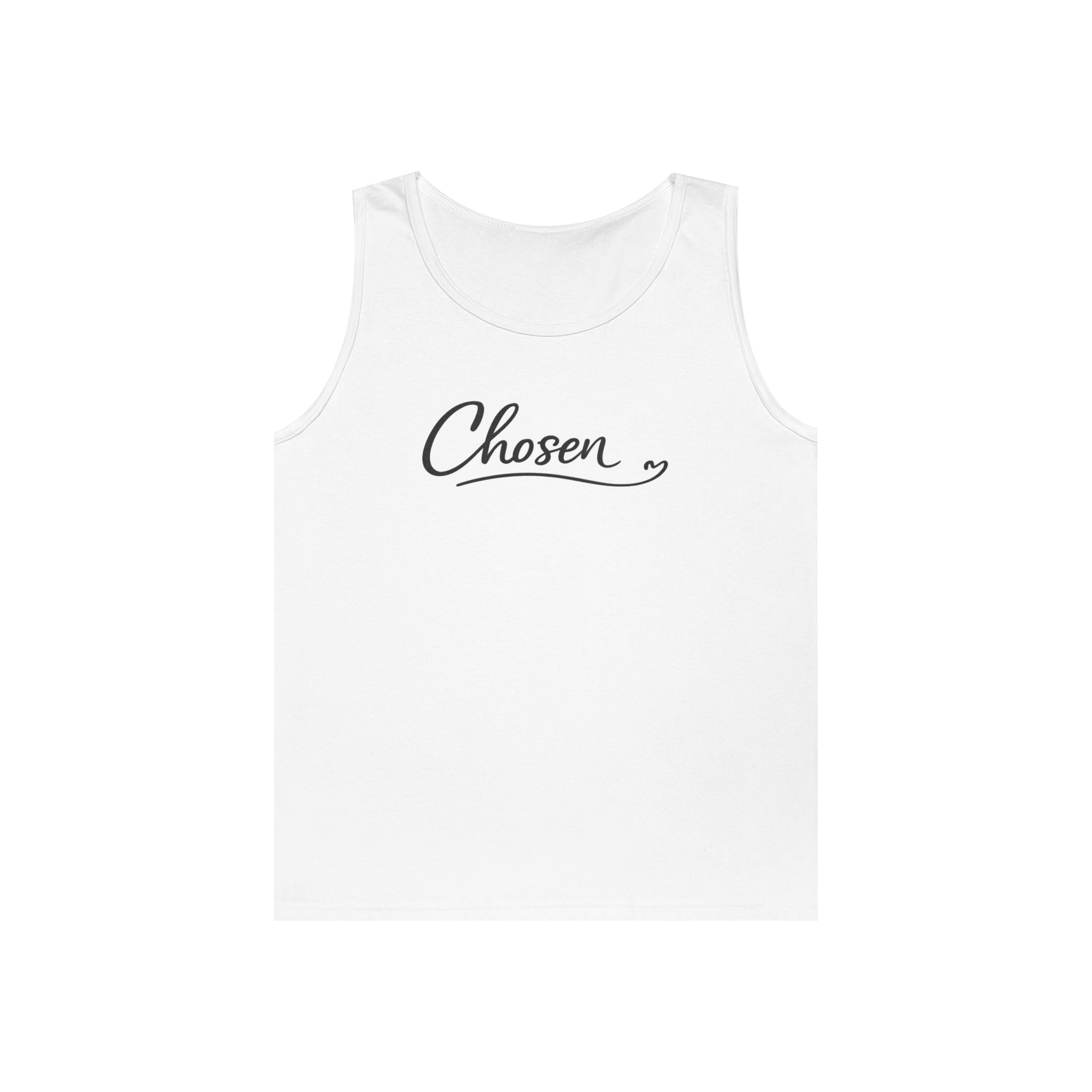Chosen Script Tank Top — Inspirational 'Chosen' Graphic Tank