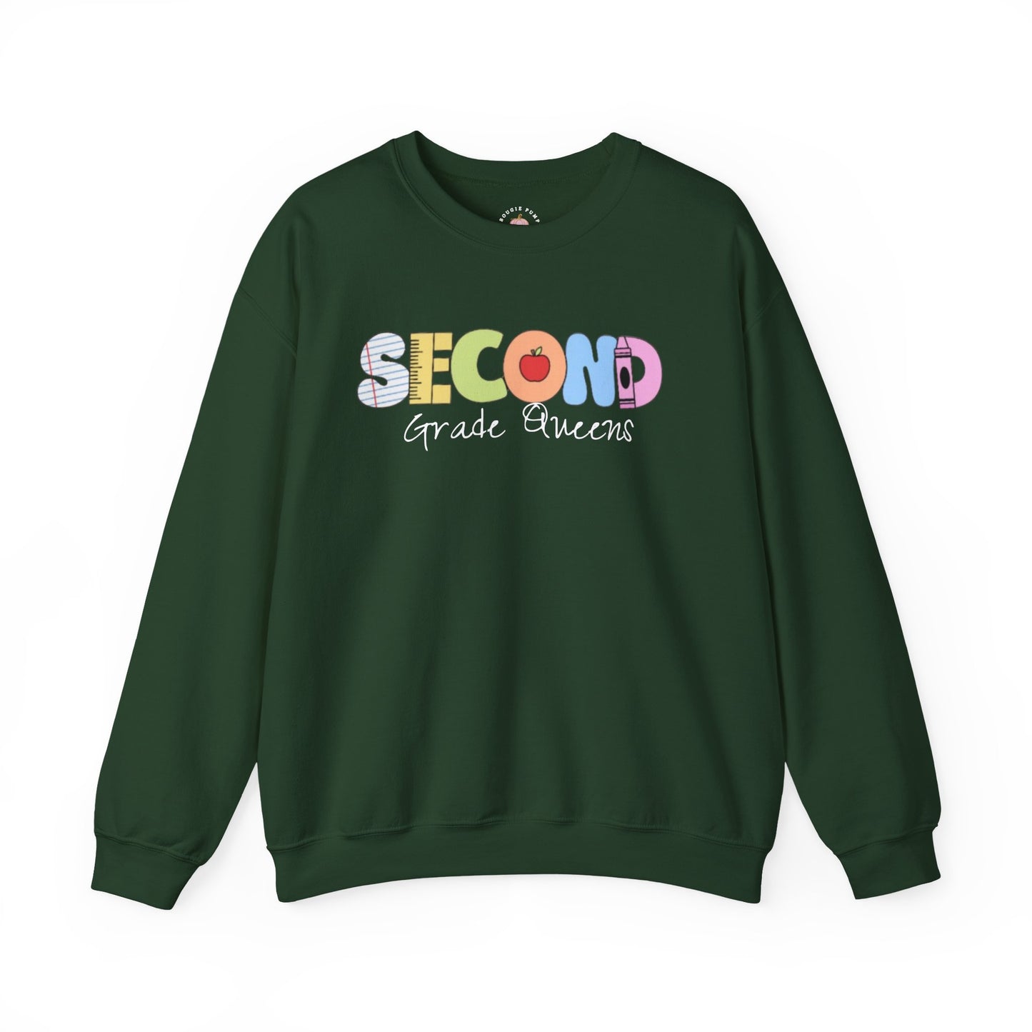 Second Grade Queens | Fun Classroom Gear, Teacher Gifts, Kids Apparel, Cozy Winter Wear, Back to School