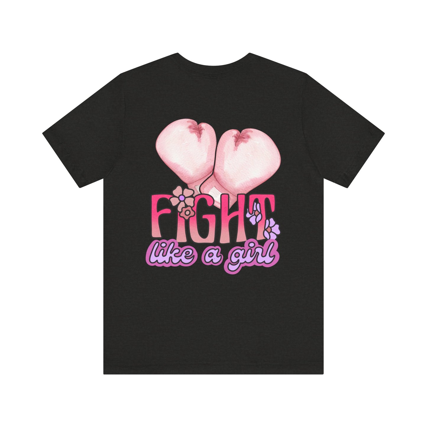 Empowerment Tee: Fight Like a Girl Unisex Jersey Short Sleeve T-Shirt, Awareness Shirt, Cancer Support Apparel, Gift for Fighters, [...]