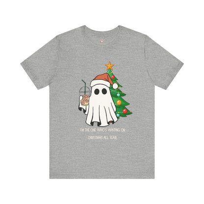 Funny Teacher Squad Unisex Tee - Ghost of Christmas Halloween Design