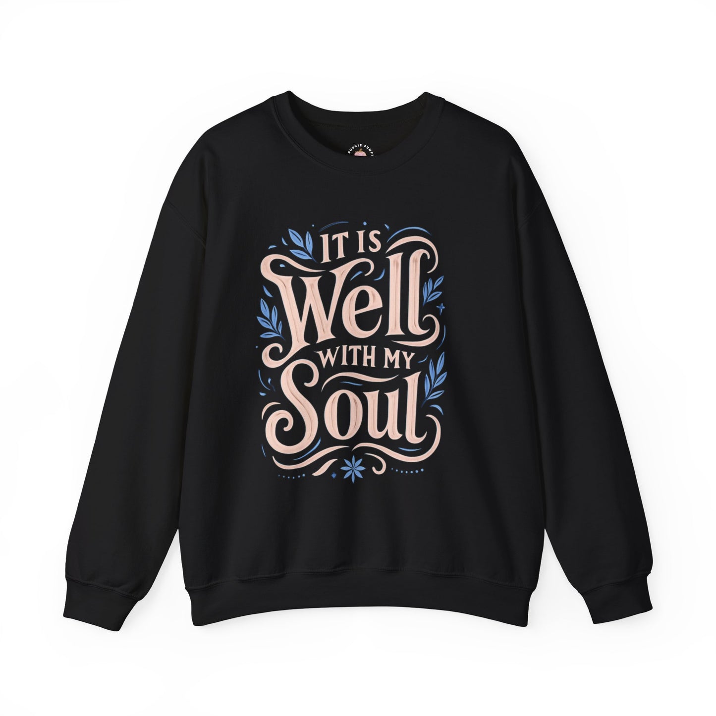 Soulful Comfort Crewneck Sweatshirt - Cozy Gift for Faith Lovers, Inspirational Apparel, Motivational Sweatshirt, Religious Gift, [...]